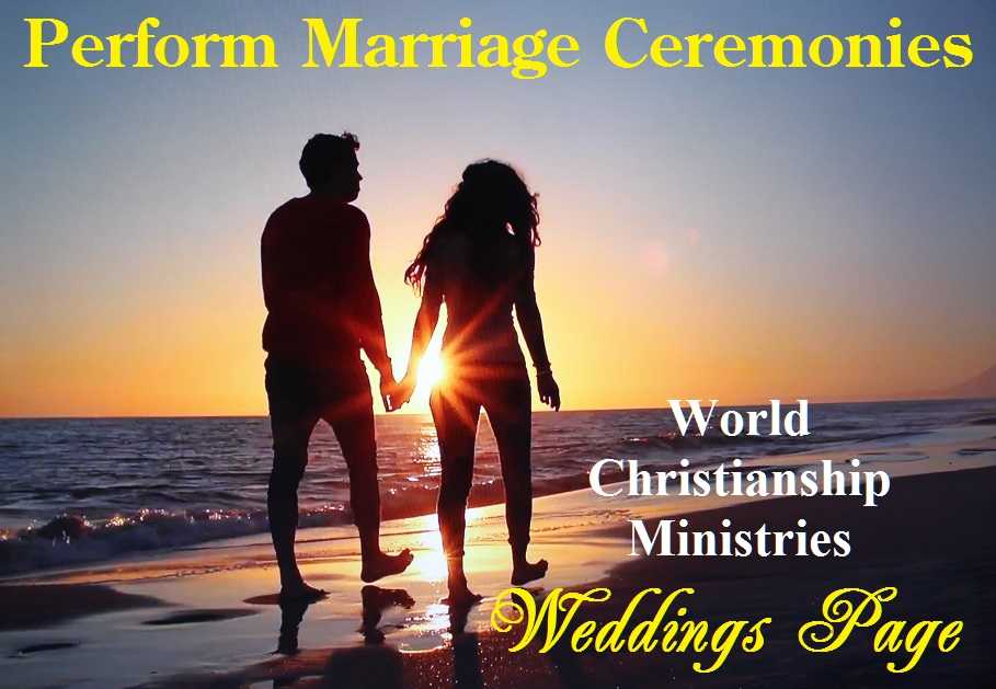 perfrom wed ceremonies