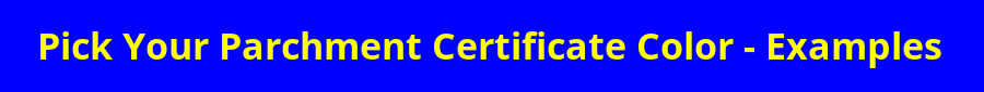 pick cert colors